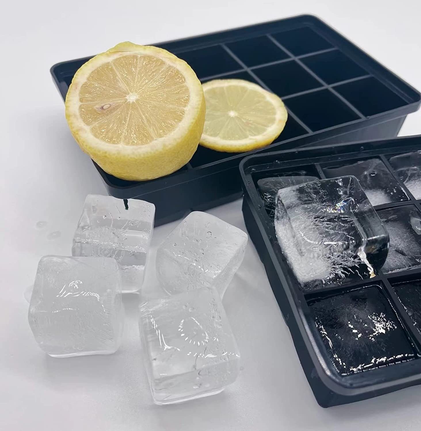 Zeaicos Eiswürfelbehälter Eiswürfelform, Eiswürfelbehälter