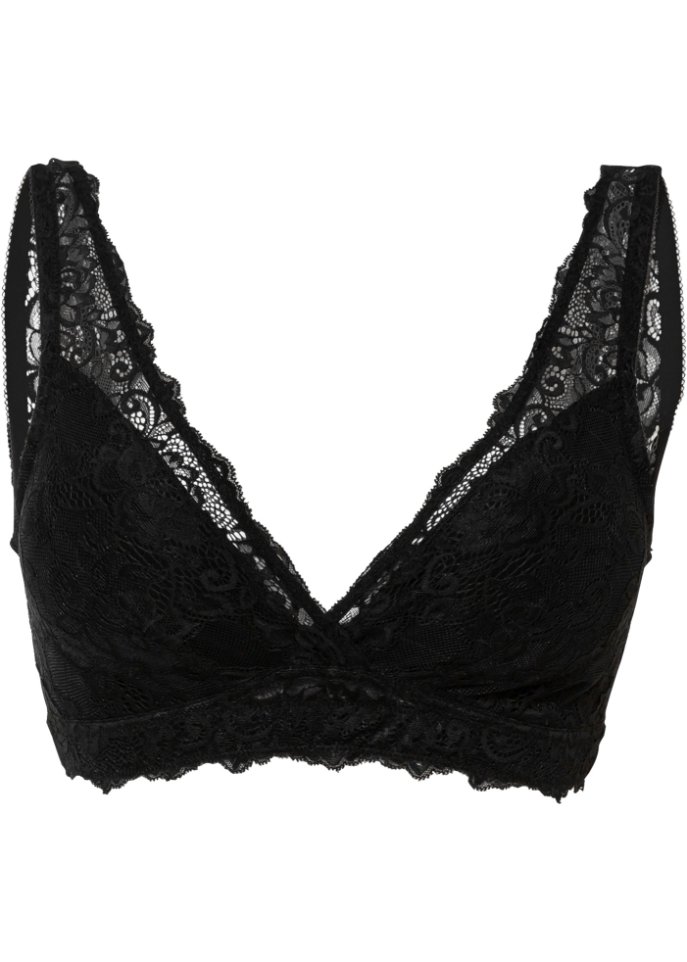 Still-Bralette mit recycelter Spitze