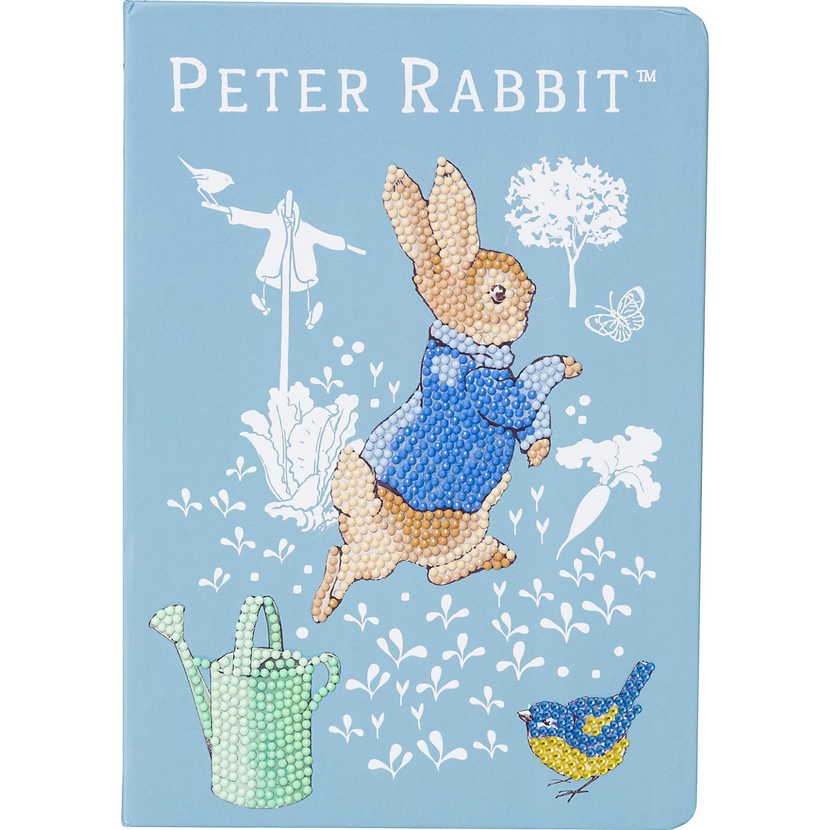 Peter Rabbit Crystal Art Notizbuch 18x26cm
