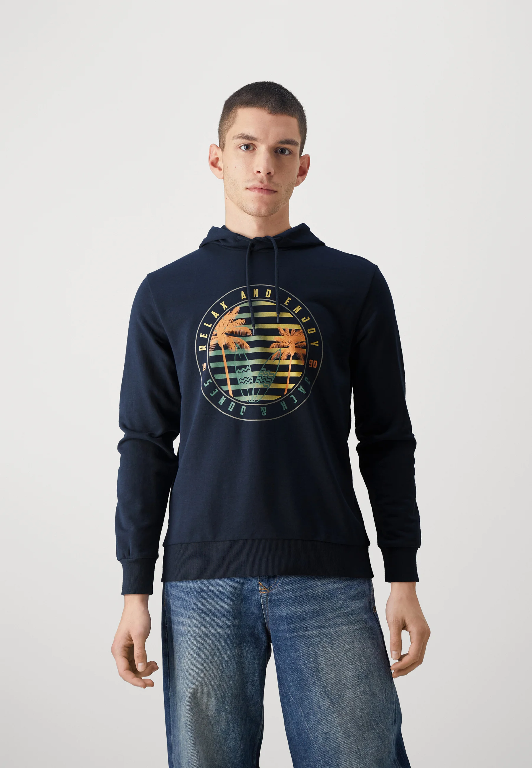 Jack & Jones JJSUMMER VIBE HOOD - Sudadera con capucha