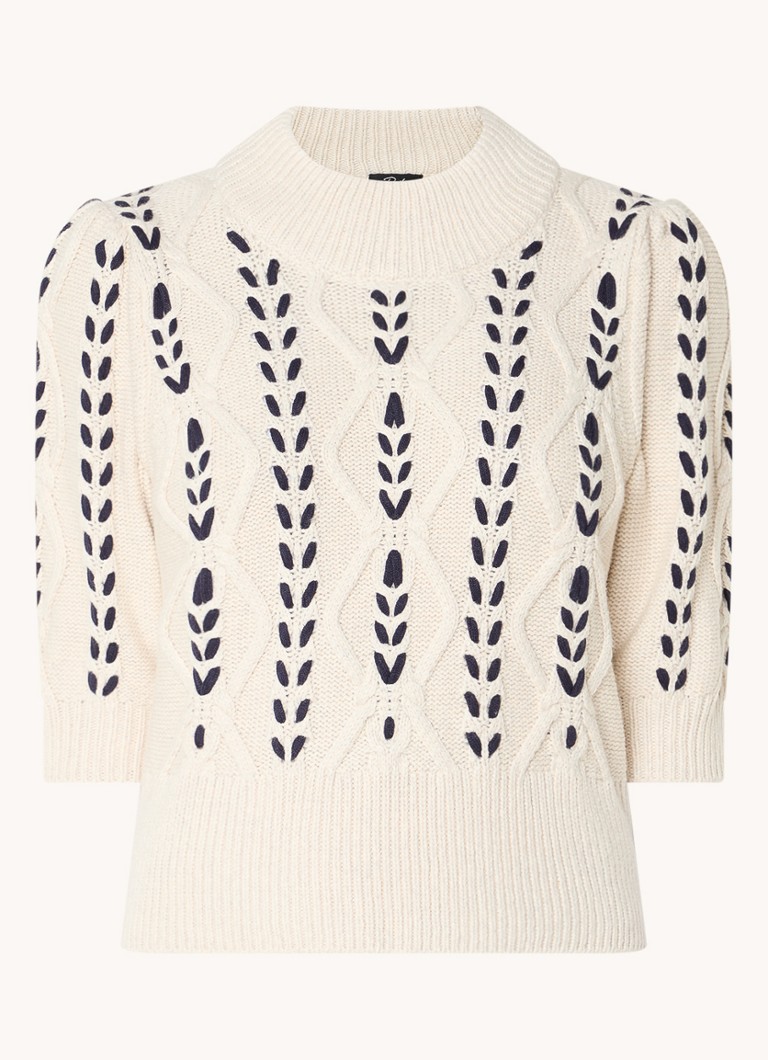 Rails Addy cable-knit top in wool blend