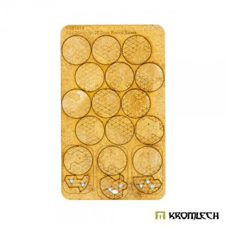 ** % SALE % ** Dark Technology 28.5mm Round - Base Toppers (15)