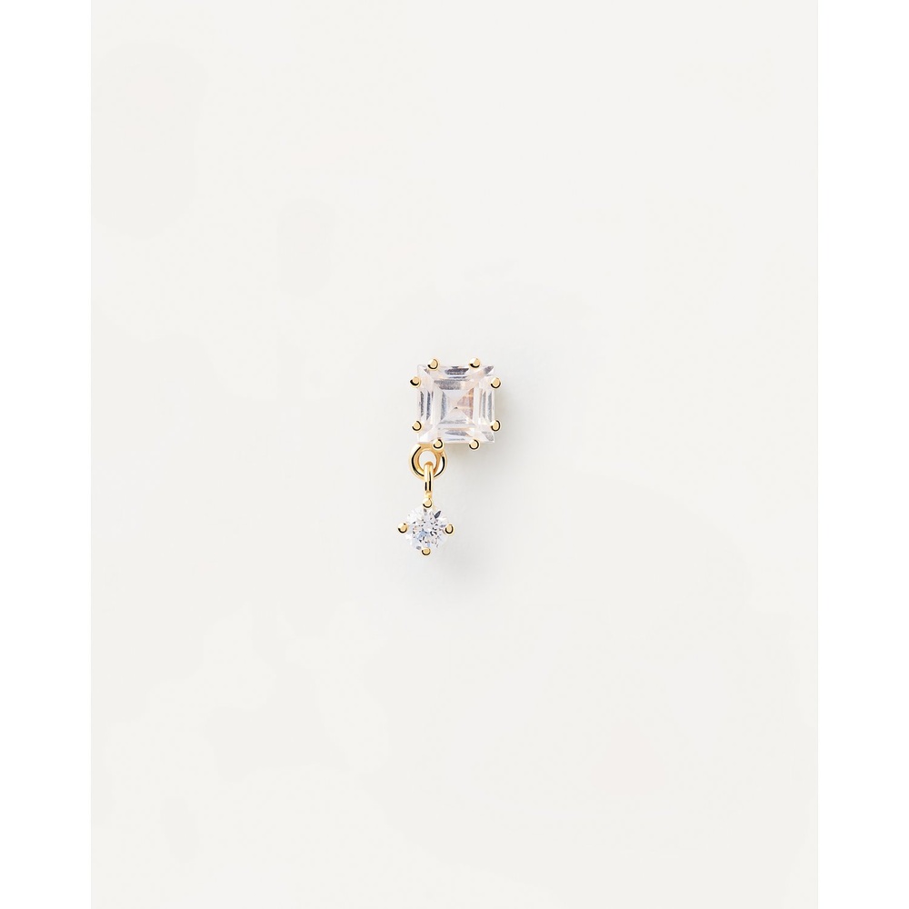 P D Paola Boucle d'oreille unique 925 Argent Boucles d'oreilles