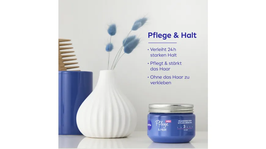 NIVEA Pflege & Halt Pflegendes Styling Creme Gel 150 ml