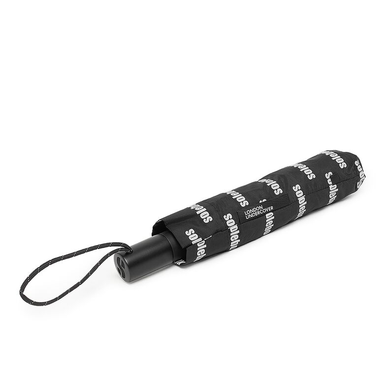 solebox x London Undercover Black 3M Print Auto-Compact Umbrella black