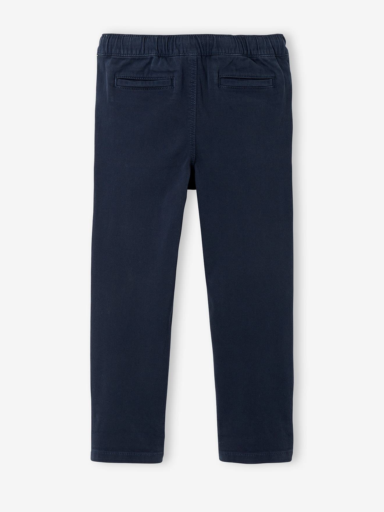 Vertbaudet Jungen Chinohose mit Schlupfbund Oeko-Tex - grün