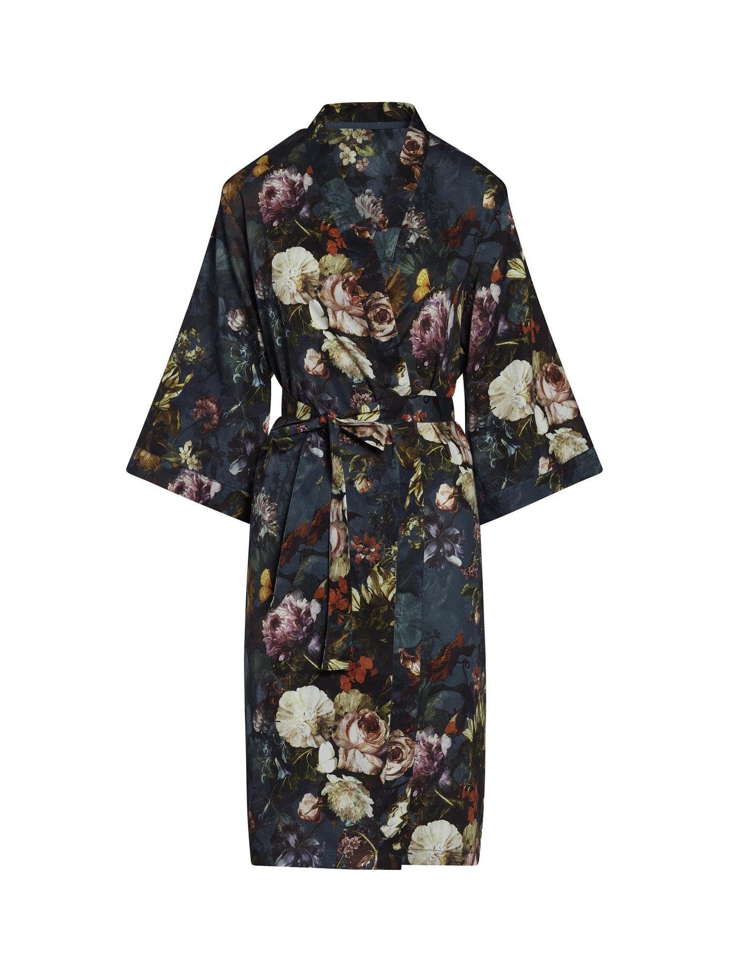 Essenza Kimono sarai karli, Kurzform, Baumwolle, Kimono-Kragen, Gürtel, mit wunderschönem Blumenprin