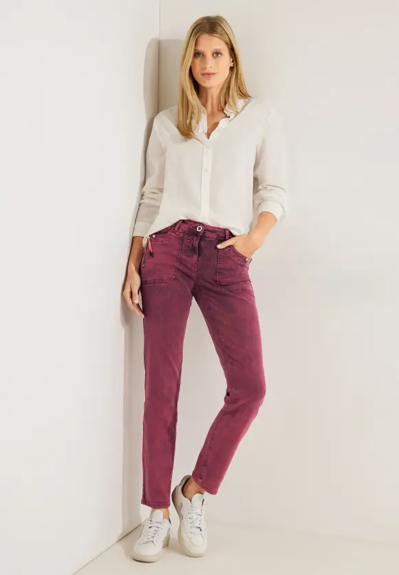 CECIL Farbige Slim Fit Jeans