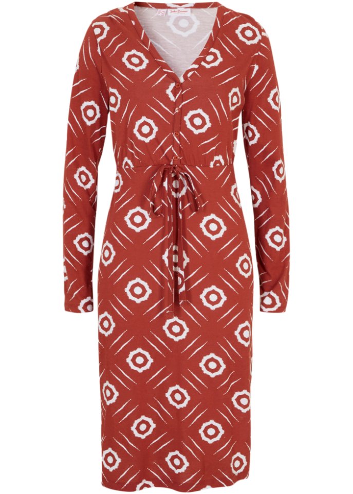 Jerseykleid, knieumspielend