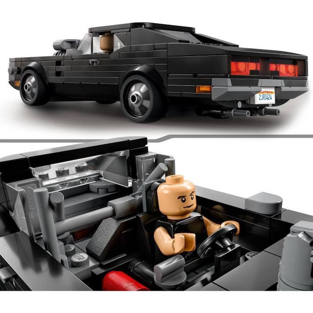 LEGO Speed Champions 76912 Fast & Furious 1970 Dodge Charger R/T, Jouet, Modélisme Voiture noir