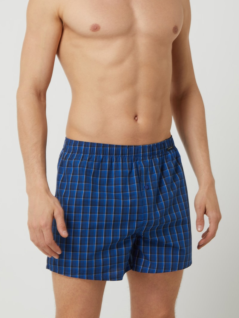 Boxershorts aus Baumwolle im 2er-Pack in royalblau