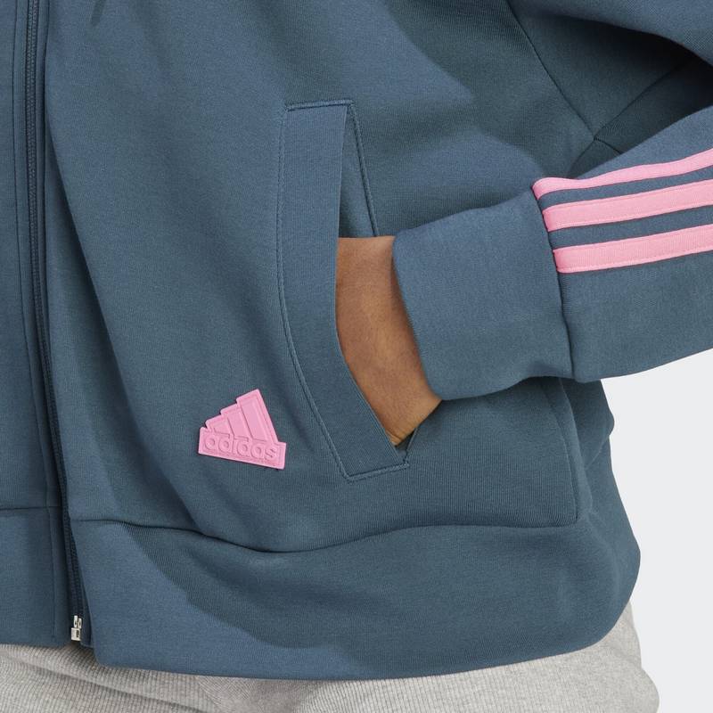 adidas Future Icons 3-Streifen Kapuzenjacke Sweatjacke Damen