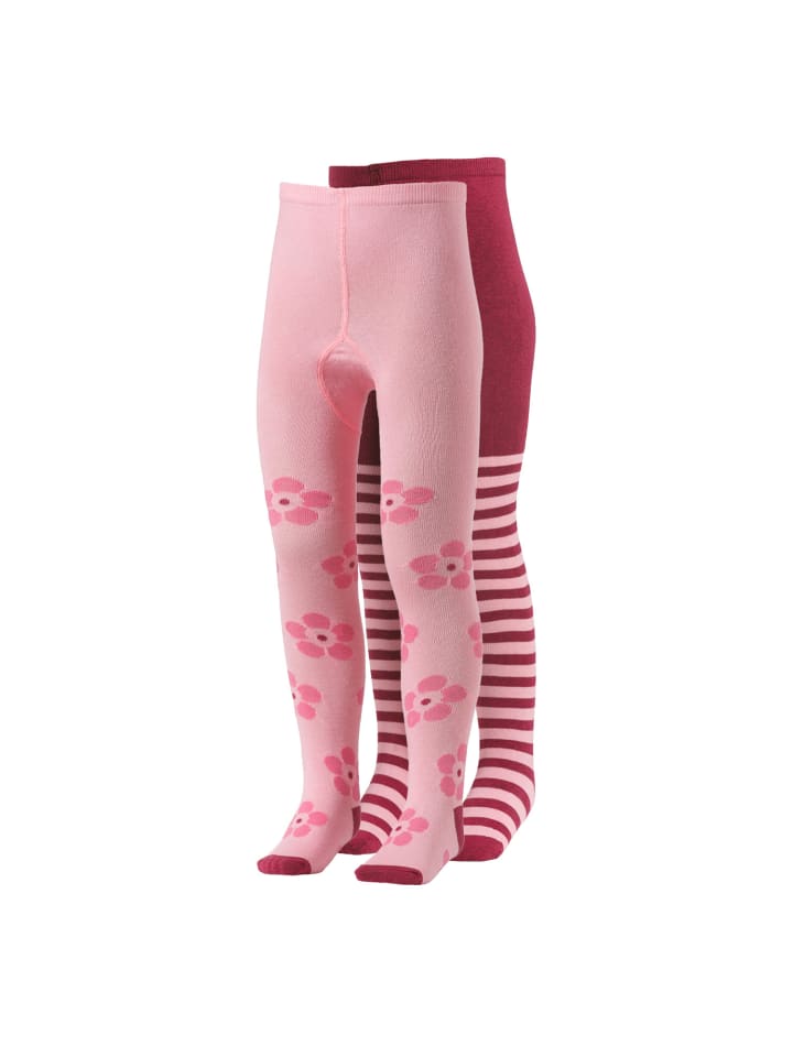 Cotton Prime® Kinder Strumpfhosen 4'er Set in Rosa günstig kaufen