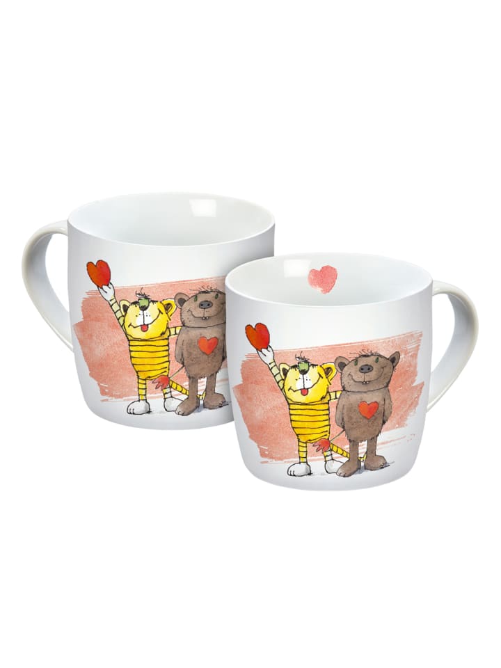 Geda Labels Tasse Janosch Freunde  in Weiß - 250 ml günstig kaufen onesize