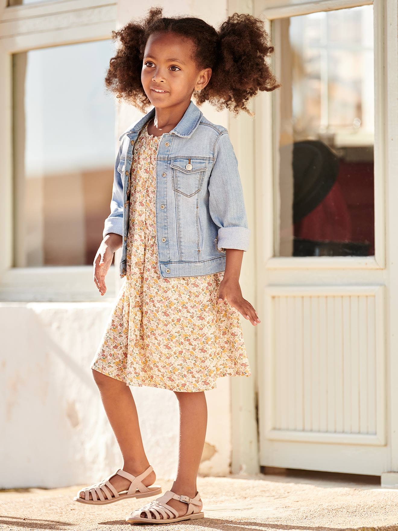 Veste en jean personnalisable fille stone