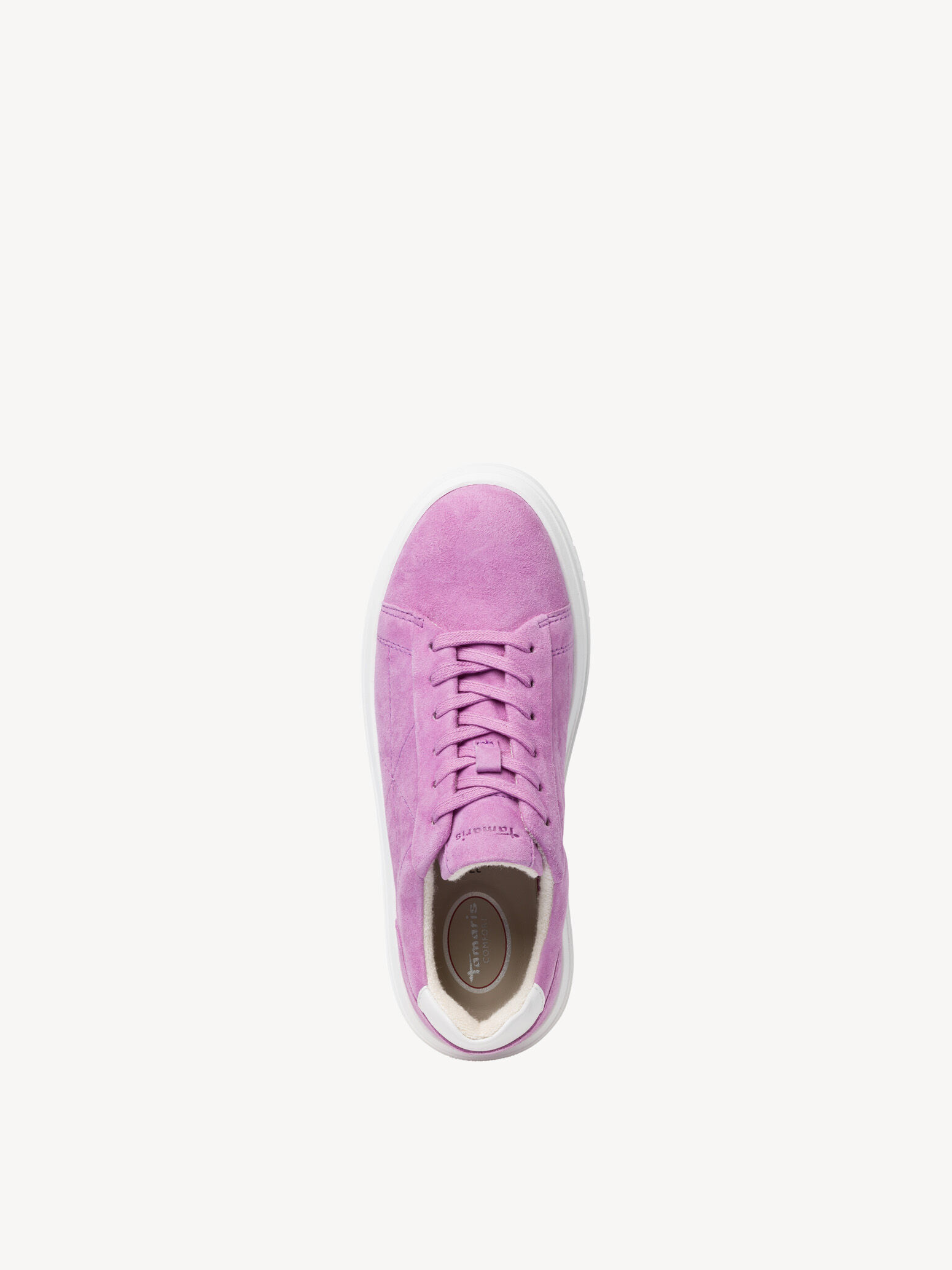 Basket en cuir - mauve