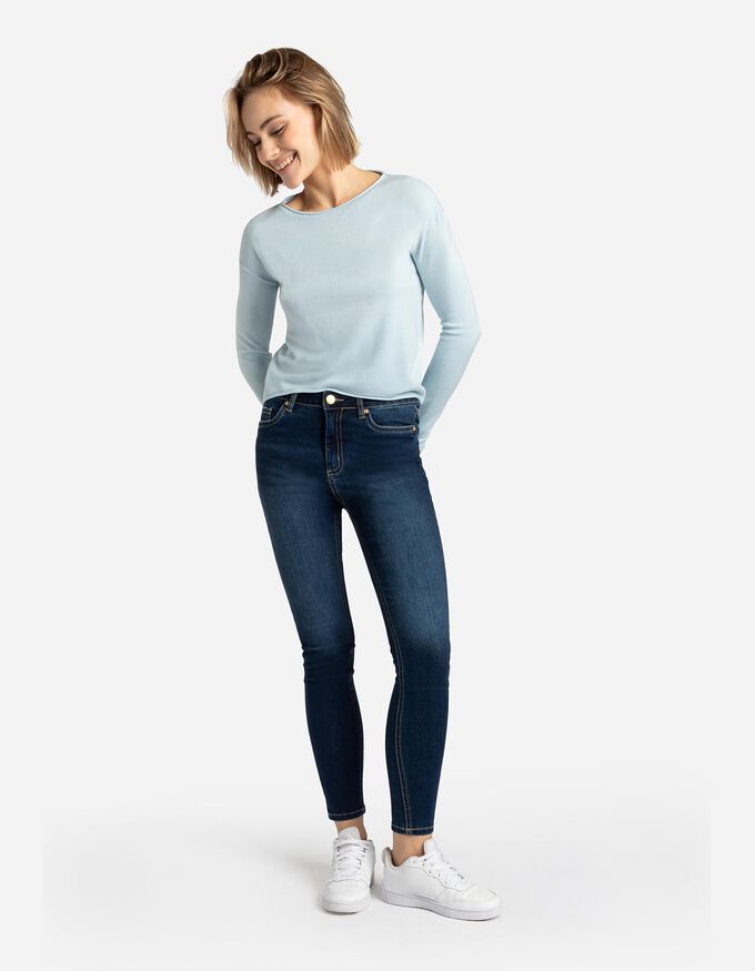Strickpullover - Gerollte Abschlüsse