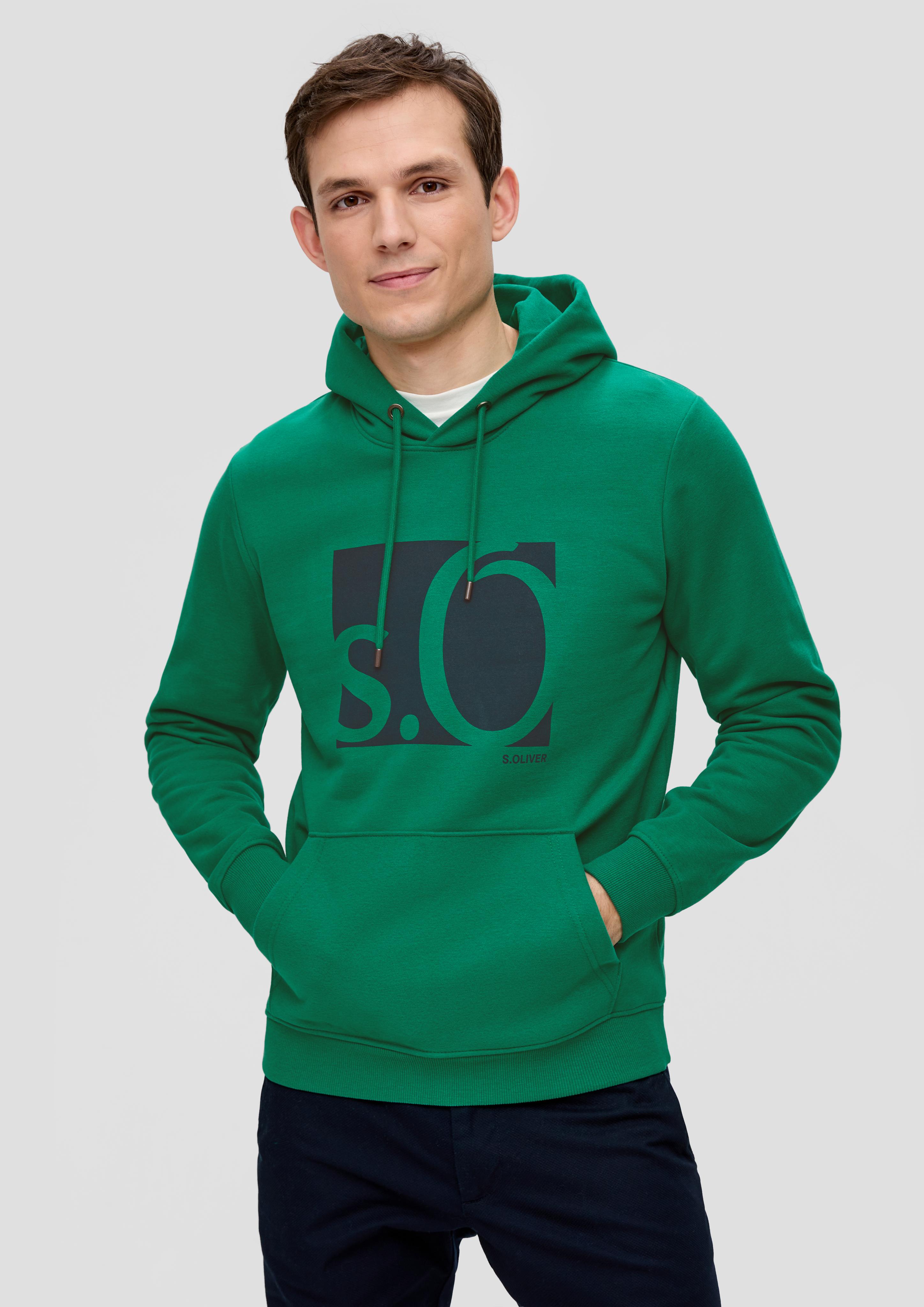 Kapuzensweater mit Labelprint  2141488-76D1