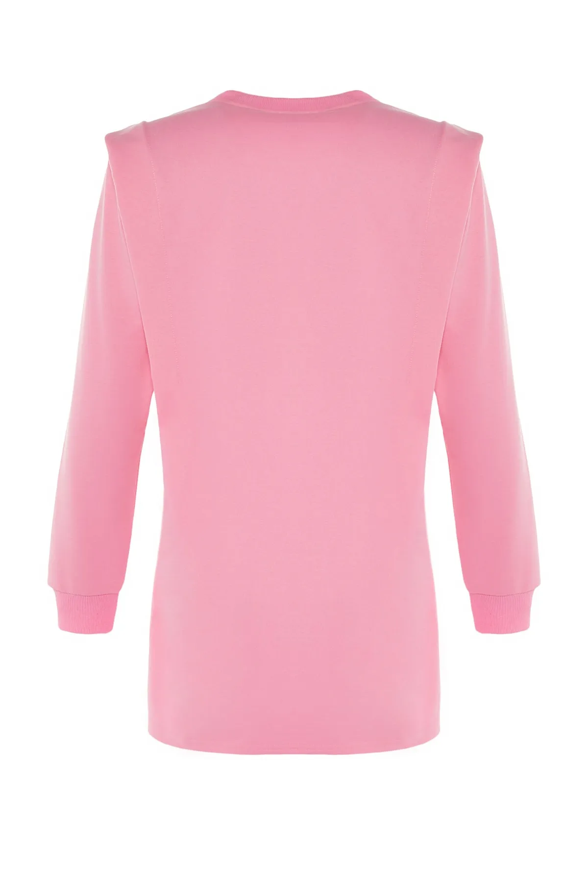 Trendyol Modest  Rosa gepolstertes Strick-Sweatshirt TCTAW23TW00250