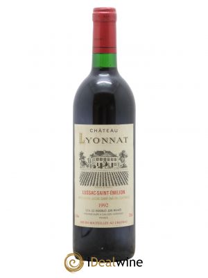 Château Lyonnat  1992 - Lot de 1 Bouteille