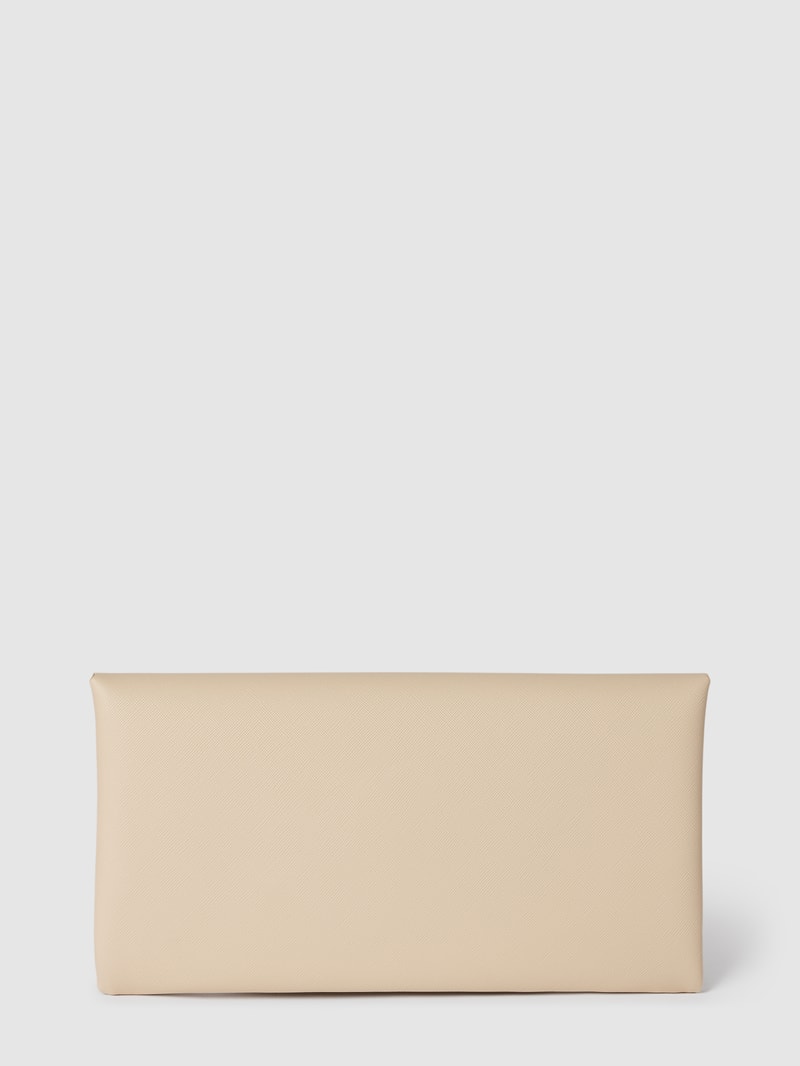 Kuvert-Clutch im schimmernden Design Modell 'ARPIE' in ecru