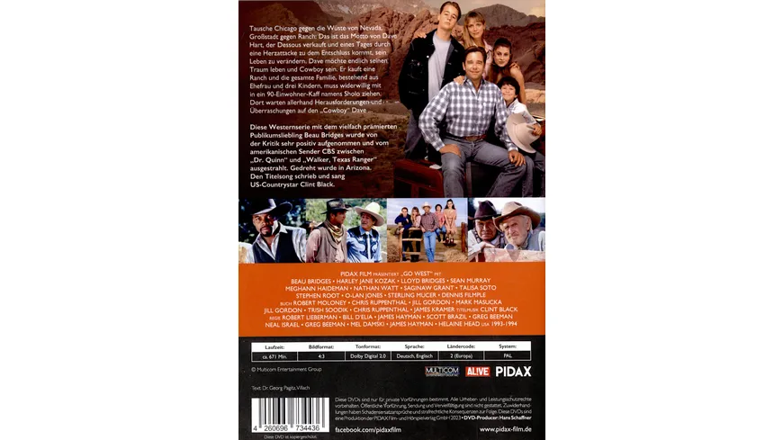 Go West (Harts of the West) / Die komplette Westernserie mit Starbesetzung (Pidax Western-Klassiker)  [4 DVDs]