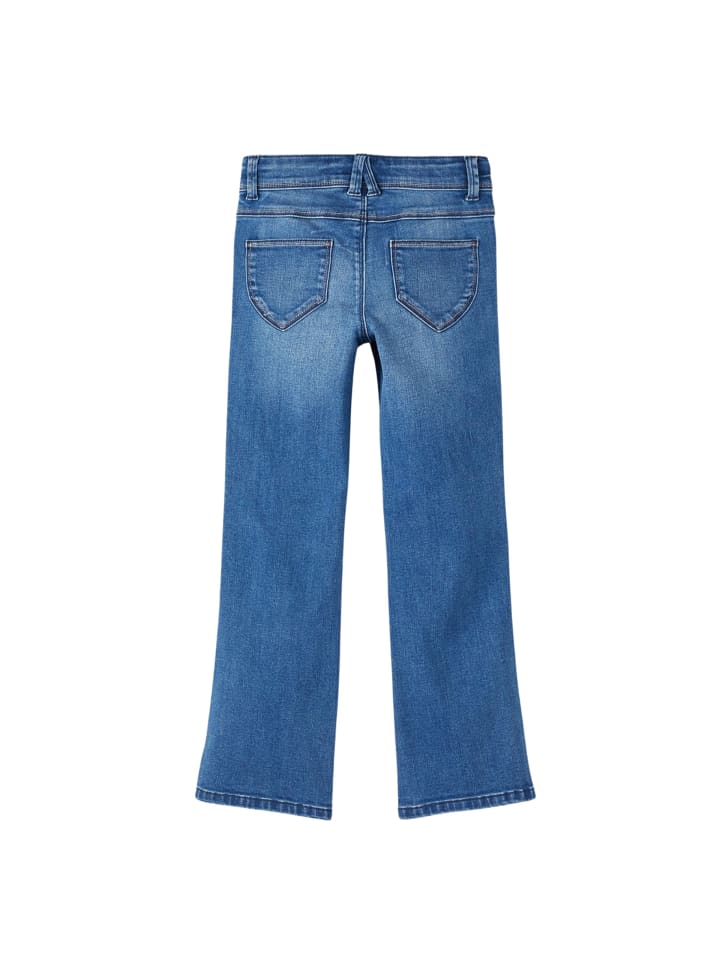 name it Jeans Schlaghose in Blau günstig kaufen