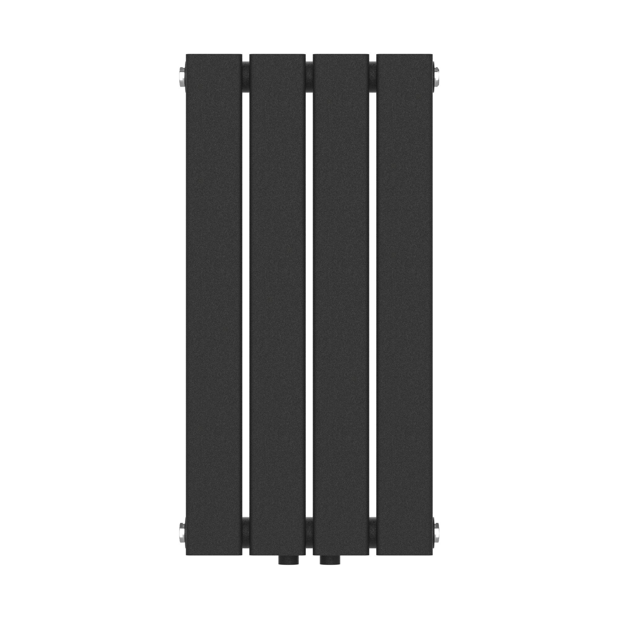neu.haus Designheizkörper, Nore Flachheizkörper 60x30cm Einlagig Schwarz 249W