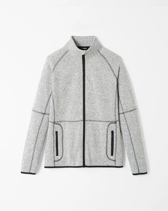 Gilet zippé en molleton