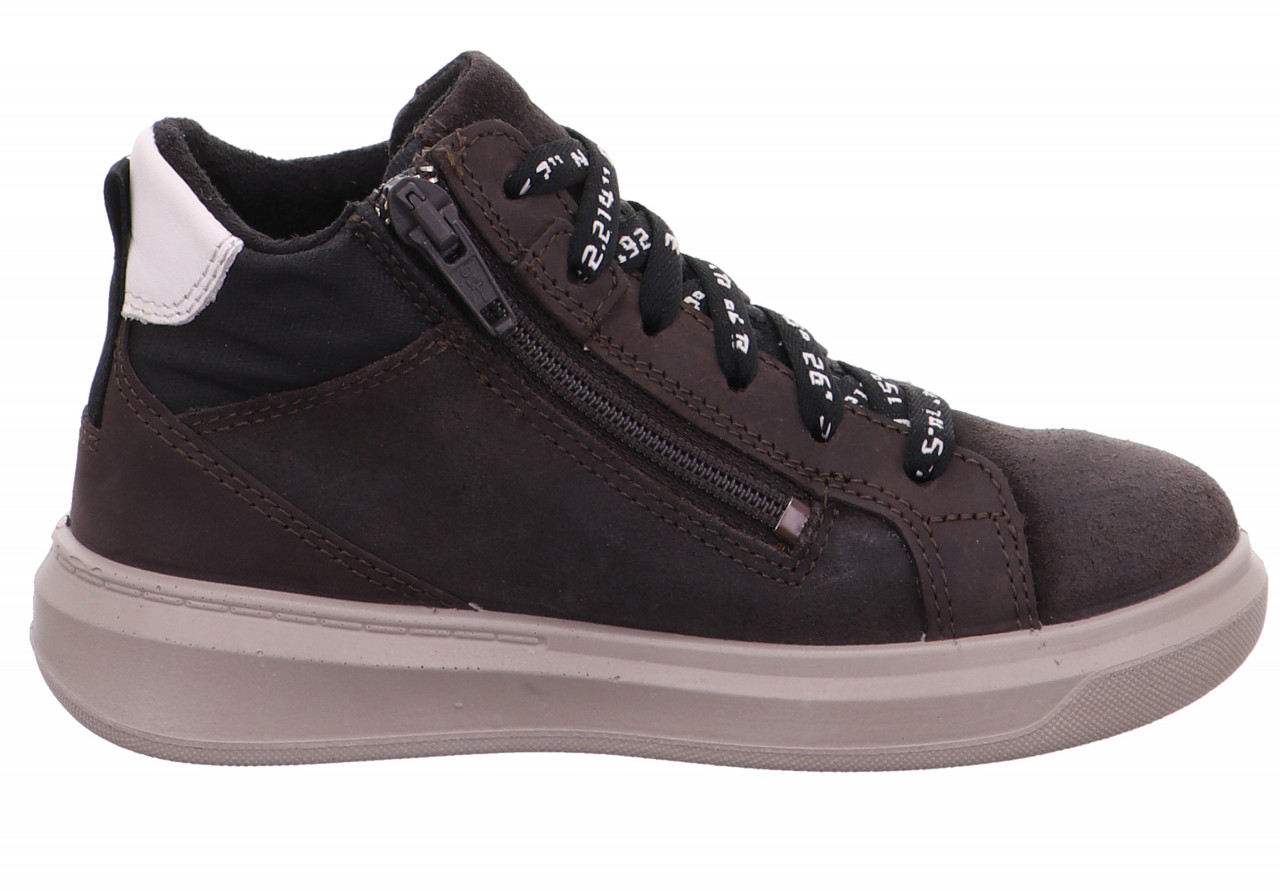 COSMO - Braun Sneaker high mit Reißverschluss