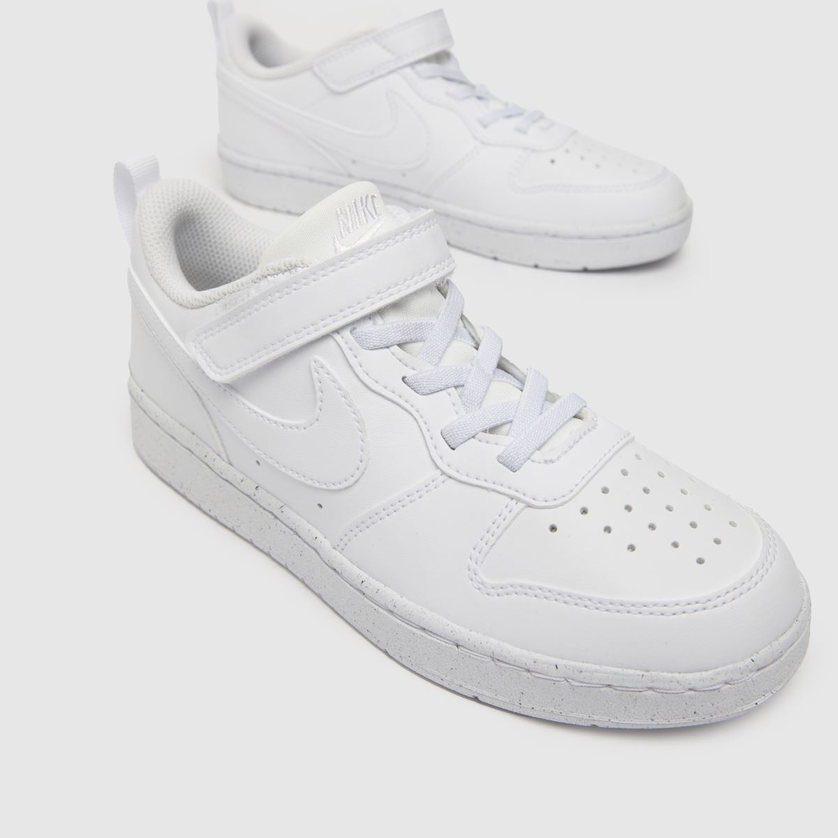 Nike vita Court Borough låga Recraft juniorsneakers