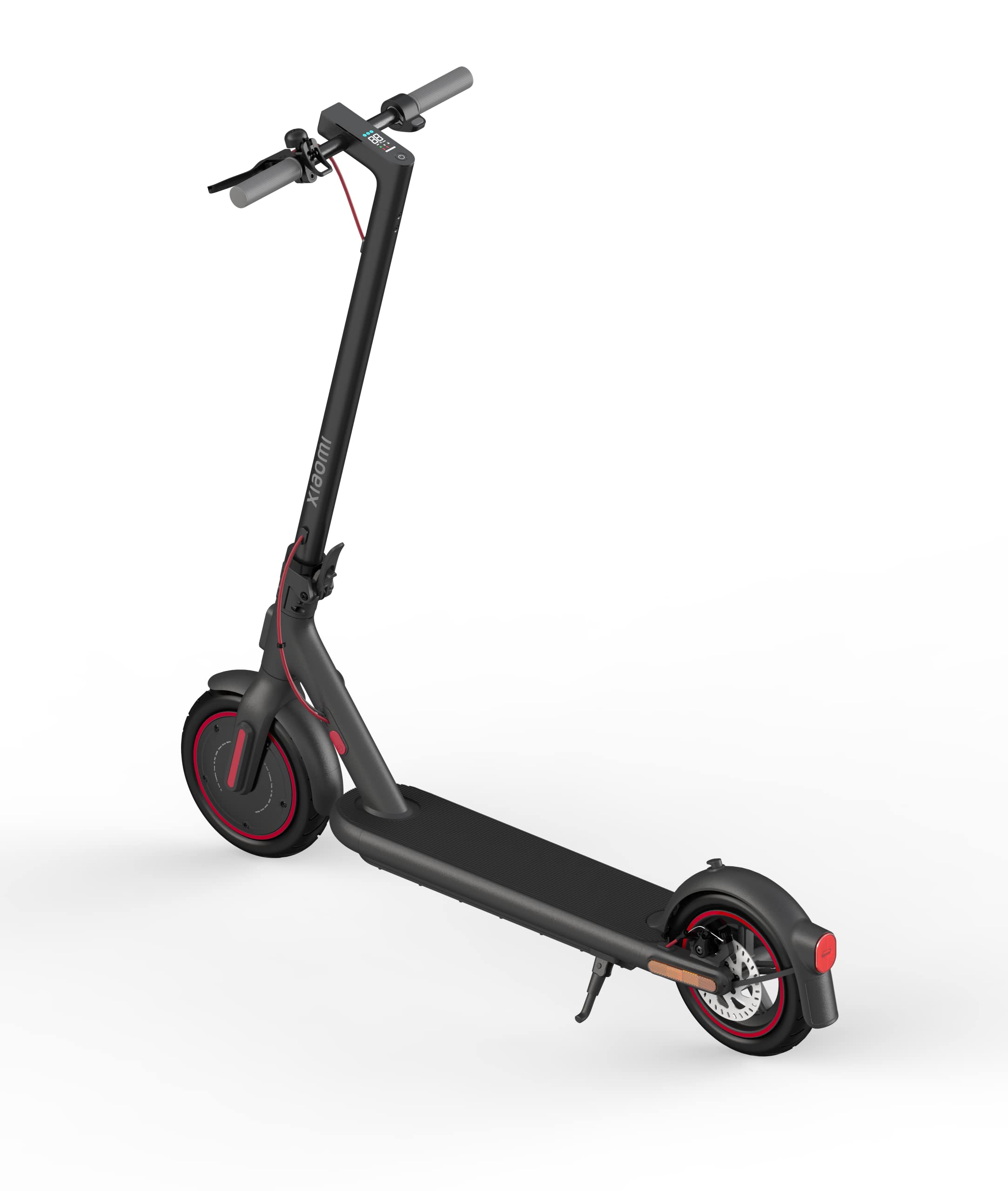 Xiaomi Electric Scooter 4 Pro - Electric scooter up to 25 km/h and 45 km distance, 700 W power, climbs slopes up to 20% inclination, LCD screen, aluminum, Black