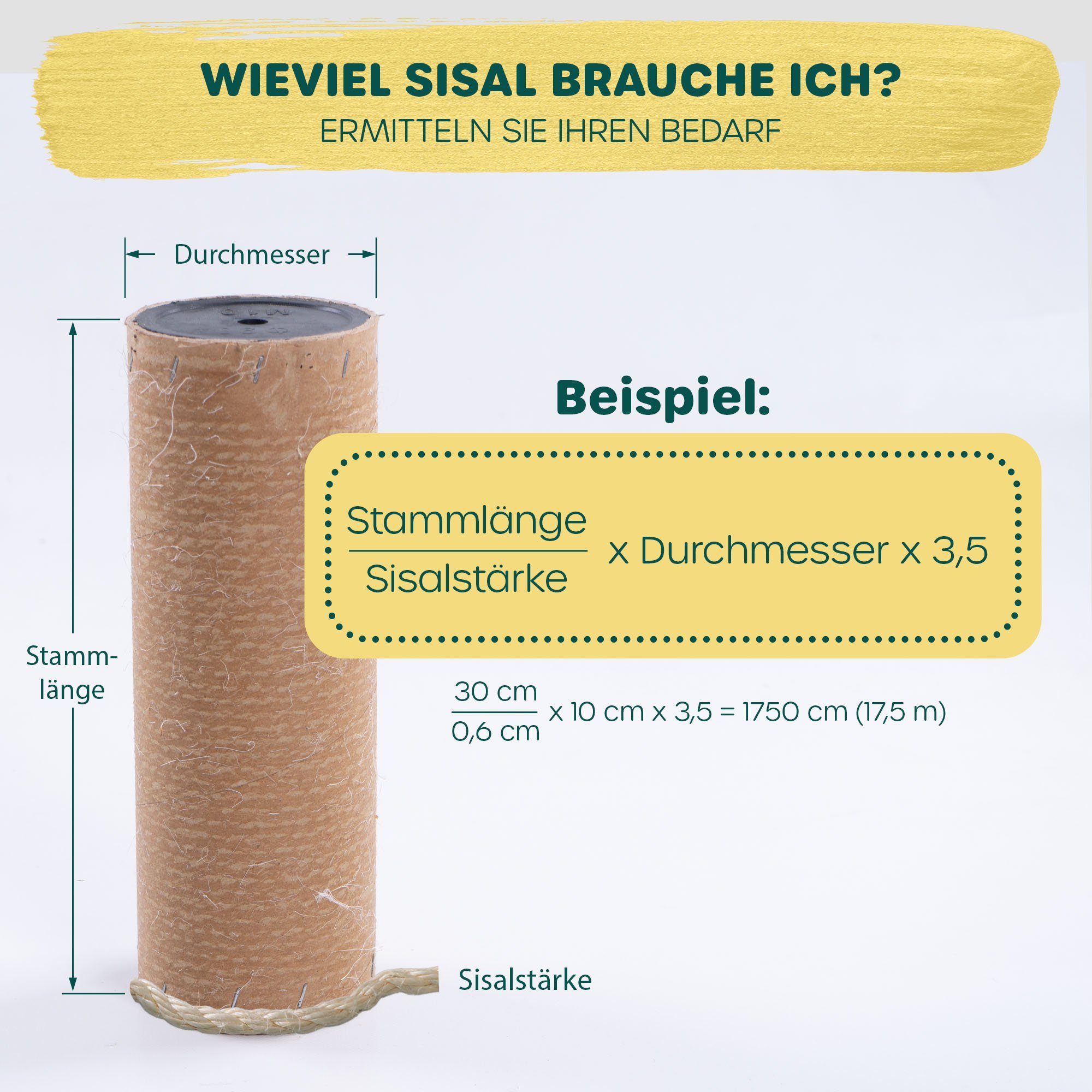 Happypet Kratzbaum Sisalseil, DIY Sisalschnur Hanfseil, Krallenpflege für Katzen, Gratis Spielmaus