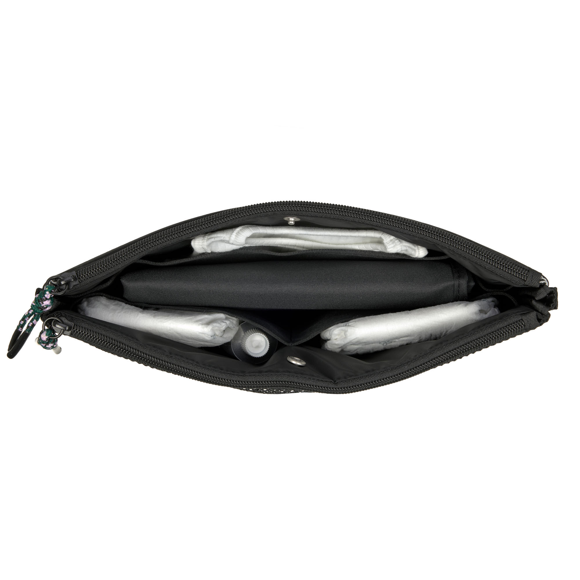 Windeltasche - Clutch, Schwarz