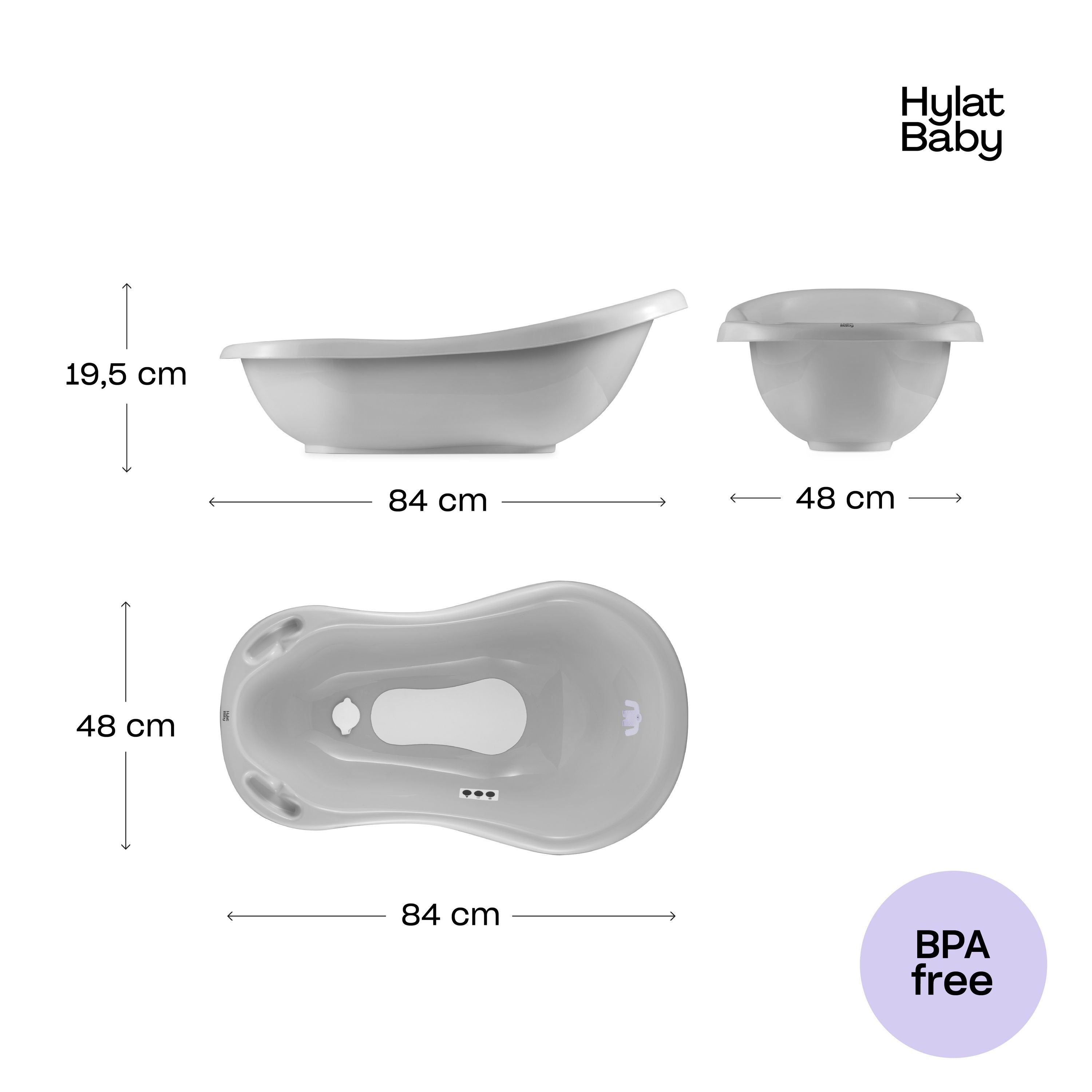 Hylat Baby Babybadewanne Produkte für Kinder, (Set)