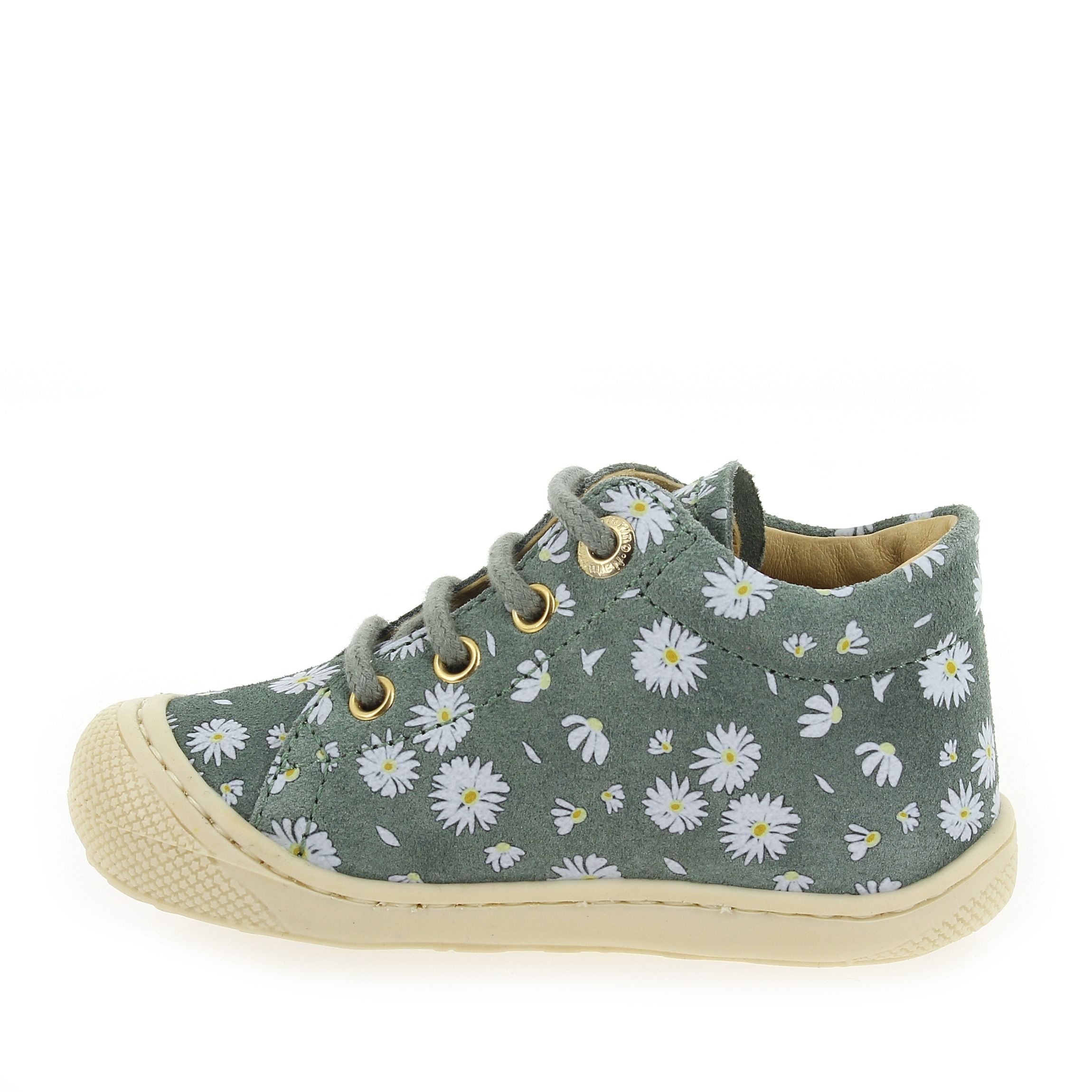 Naturino  COCOON SUEDE PR - Kaki Blanc