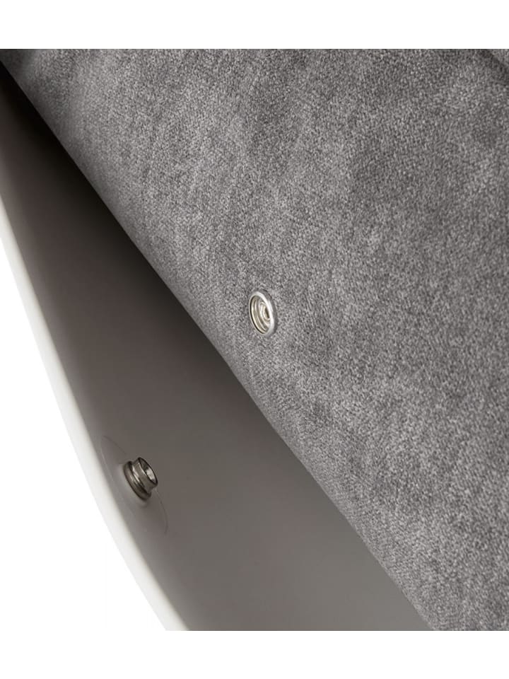KADIMA DESIGN Schaukelstuhl aus Holz und Metall | Lounge Stuhl mit Stoffbezug günstig kaufen onesize