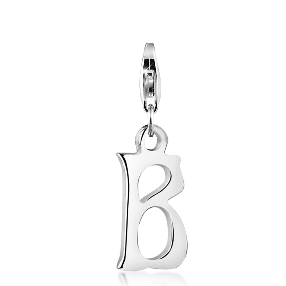 Nenalina Nenalina Amulette Pendentif Charm Lettre en argent sterling 925 pour tous les s p Pendentif