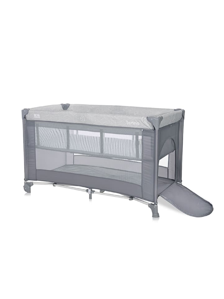 Lorelli Reisebett Torino 2 Ebenen in grau günstig kaufen 60x120 cm