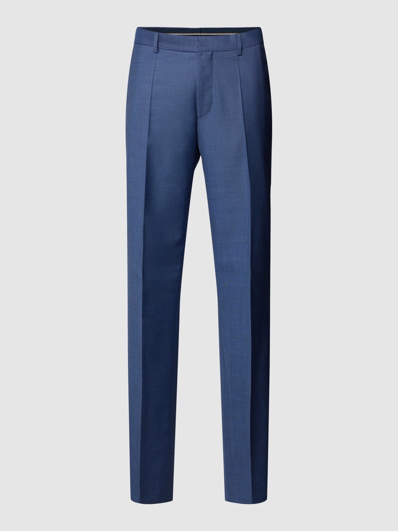 Anzughose mit Webmuster Modell 'Lenon' in blau