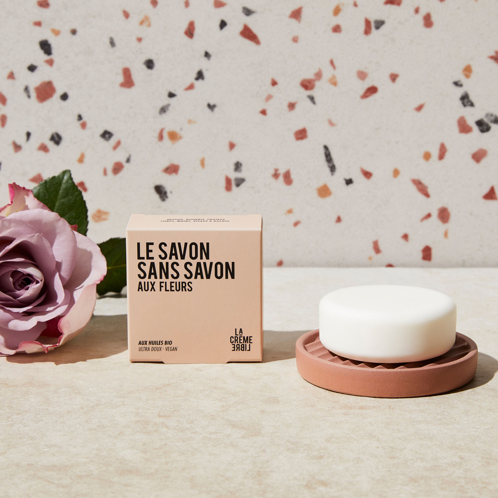 La crème libre Le Savon sans Savon Aux Fleurs 80ML Hygiène Corps