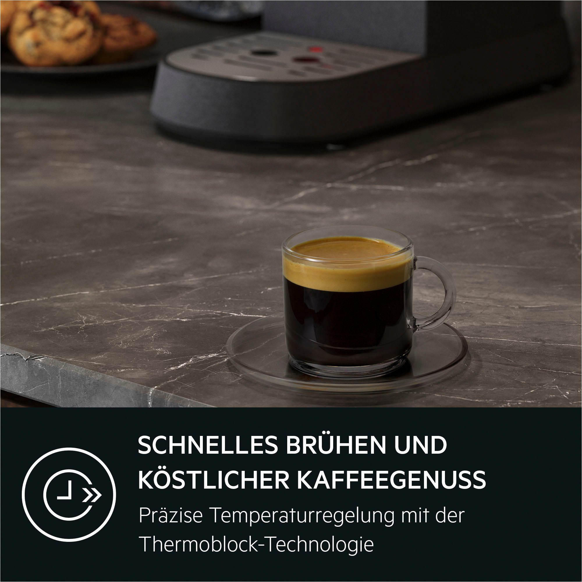 AEG Siebträgermaschine Gourmet 6 EC6-1-6BST, Korbfilter