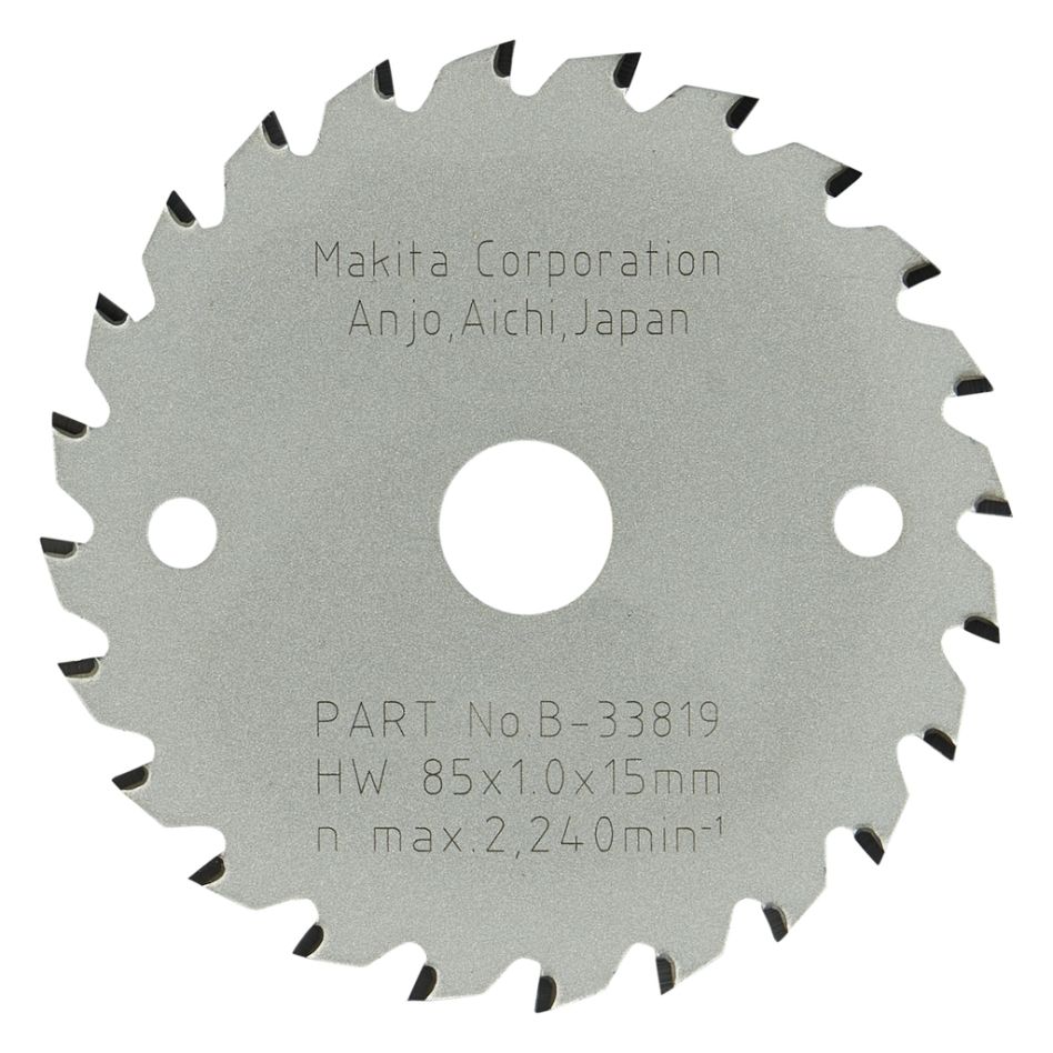 Makita Zubehör B-33819 Laminatsägeblatt 85x15x1,0 24T 7g
