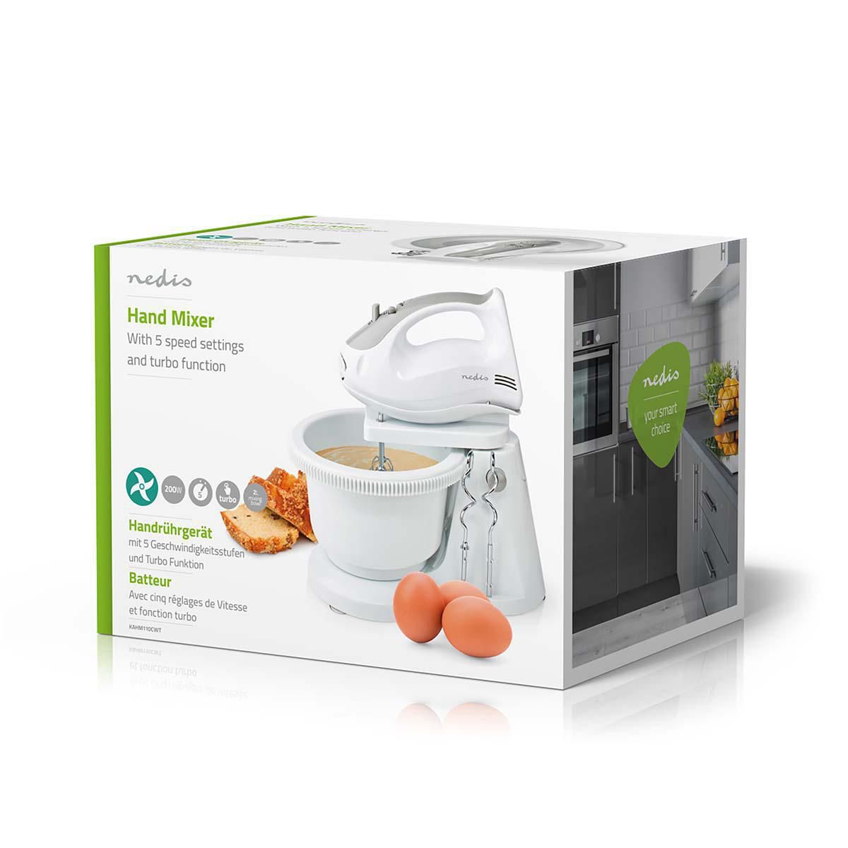 Nedis KAHM110CWT Handmixer