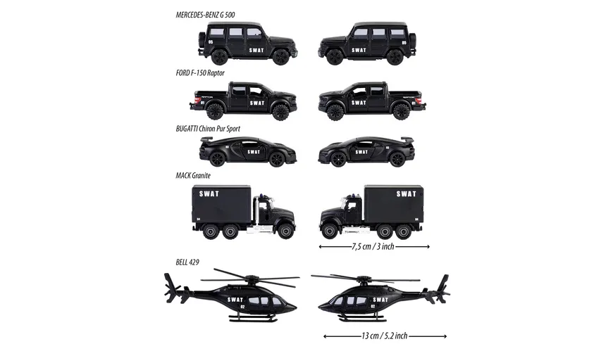 Majorette - Giftpack 5 Pcs SWAT