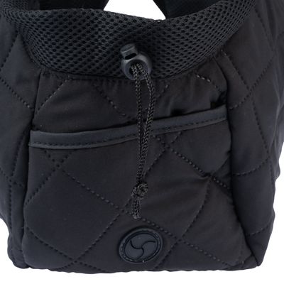 Nomad Tales Blush Schultertasche für Hunde, ebony