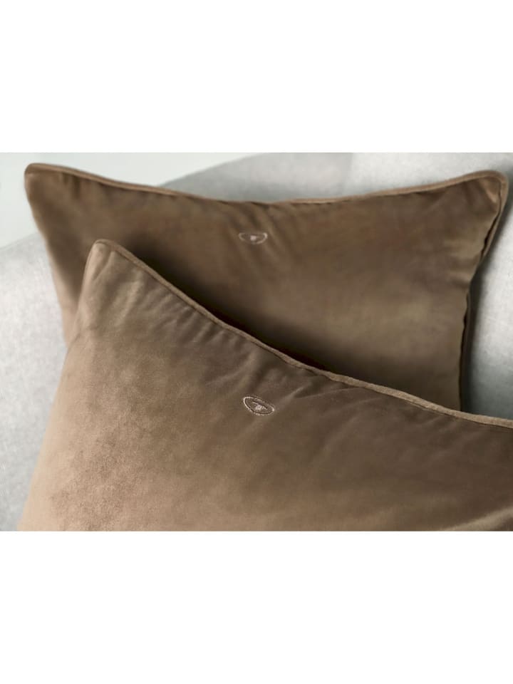 Tom Tailor TT Kissenhülle 2er Set VelvetSignature 45 x 45 cm in Braun günstig kaufen 45 x 45 cm
