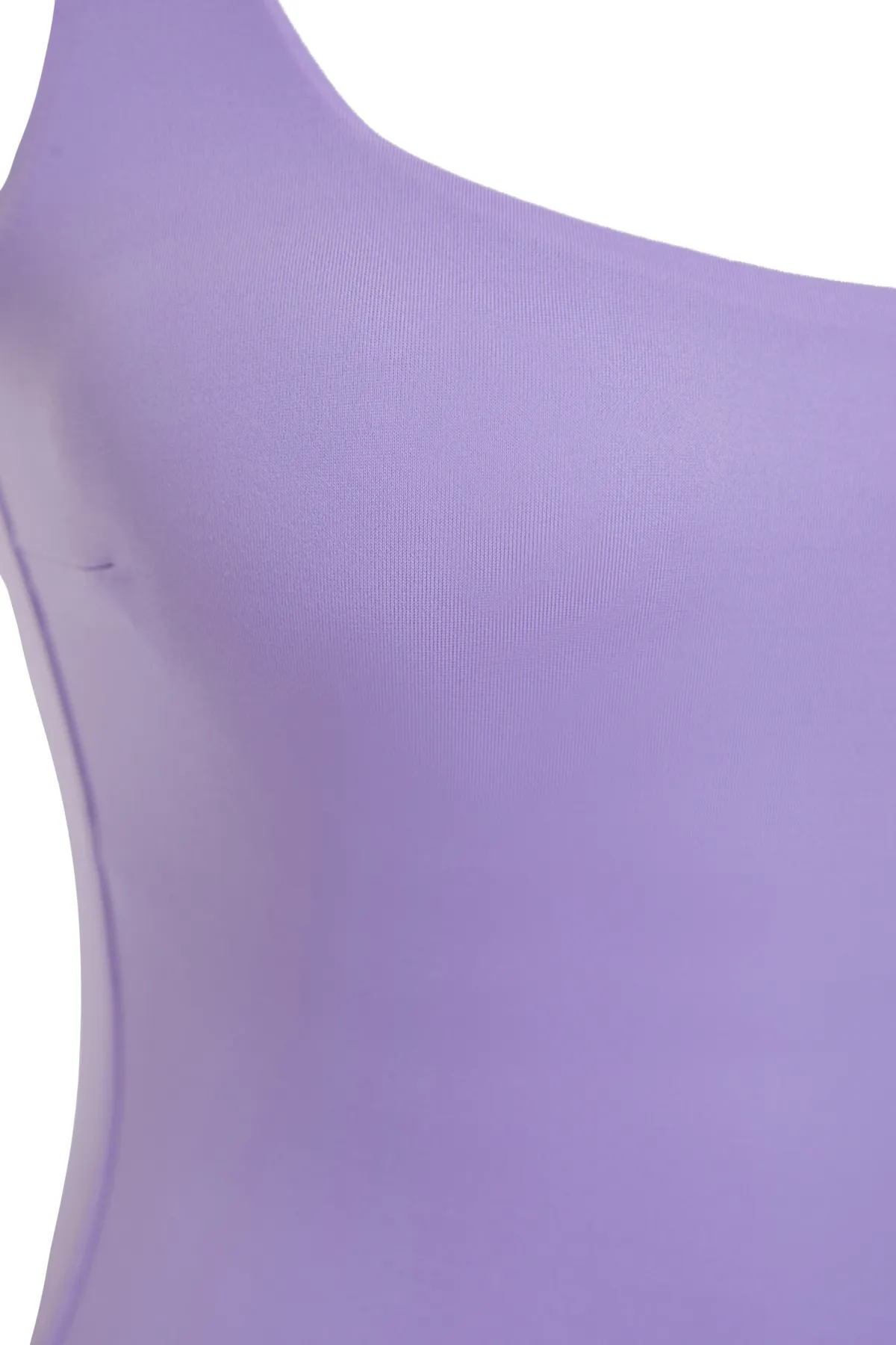 Trendyol Collection  Lilafarbener, normaler Badeanzug mit quadratischem Kragen TBESS22MA0005
