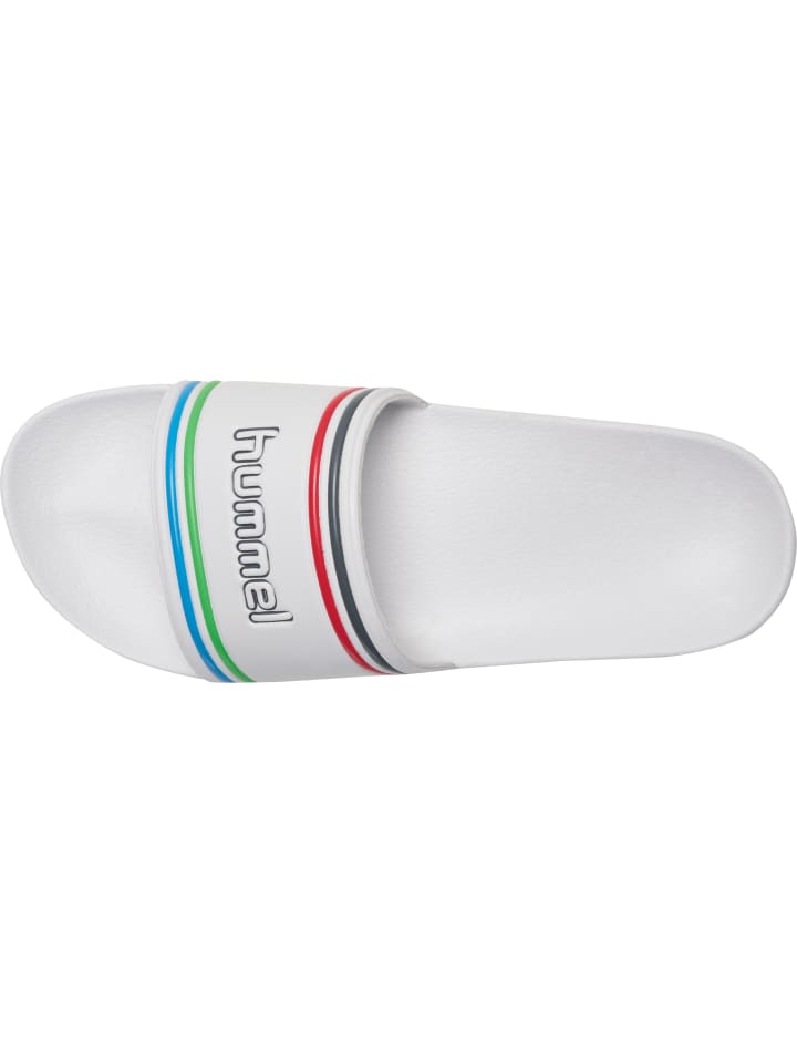 Hummel Hummel Badelatschen Pool Slide Erwachsene in WHITE/MULTICOLOR günstig kaufen 41