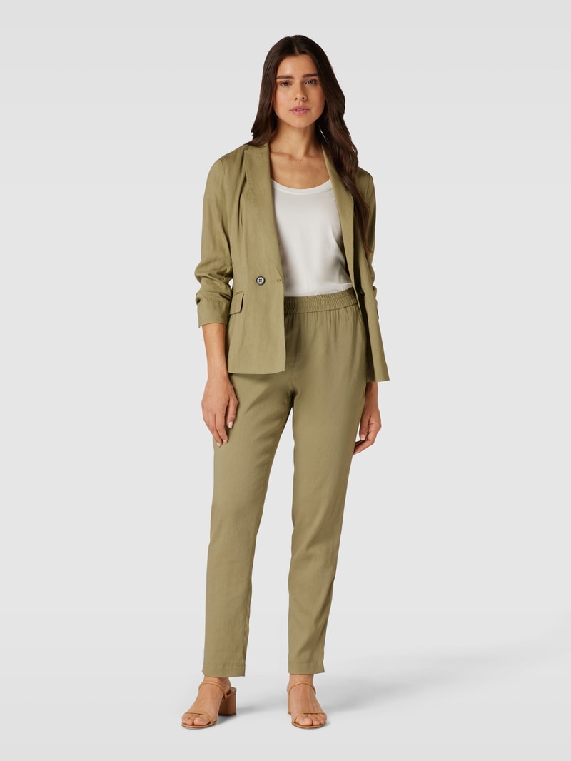 Blazer mit Pattentaschen in khaki